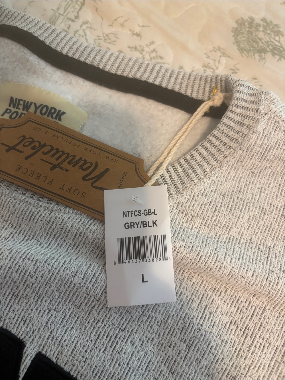 NWT New York Popular sz Large Charleston Graphic Crewneck Nantucket Soft Fleece - Picture 13 of 13